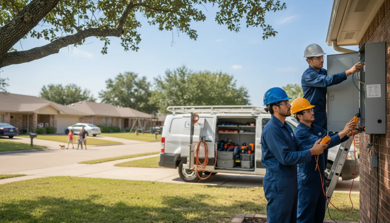 Certified electrician providing emergency electrical services in Georgetown, LA